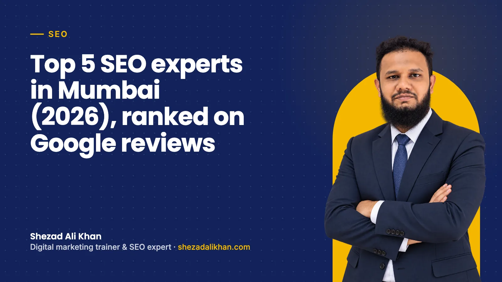 Cover: Top 5 SEO experts in Mumbai (2026), ranked on Google reviews