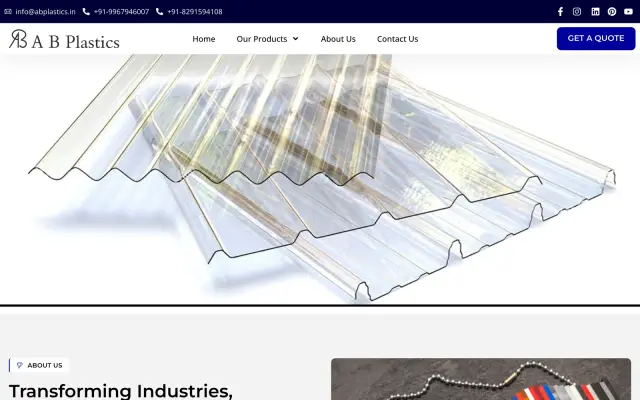 AB Plastics website