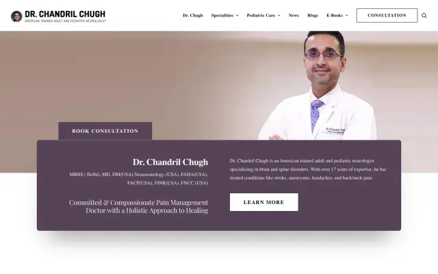 Dr Chandril Chugh website