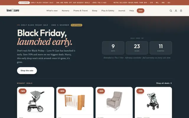 Love N Care website
