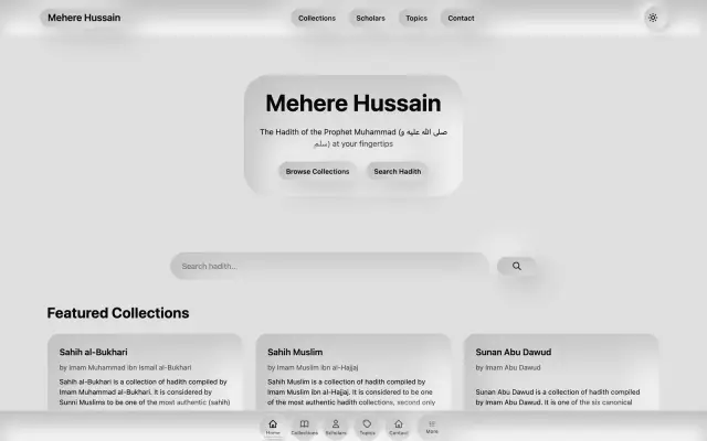 Mehere Hussain website