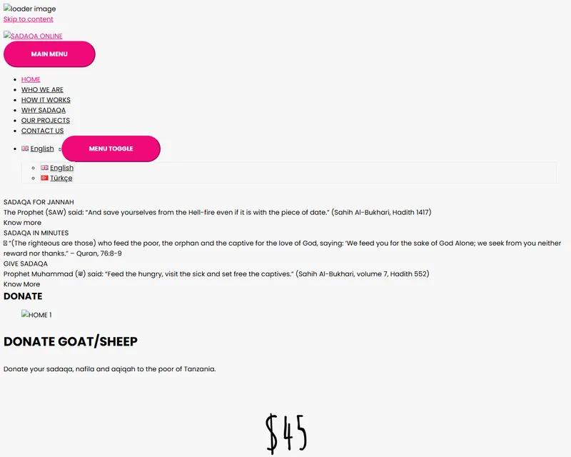Sadaqa Online