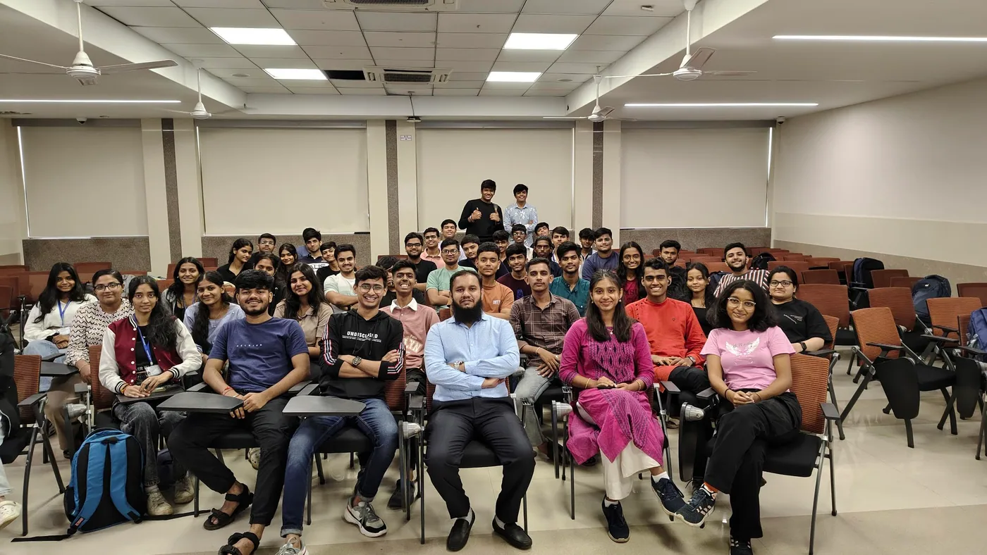 Shezad delivering a live training session in Mumbai